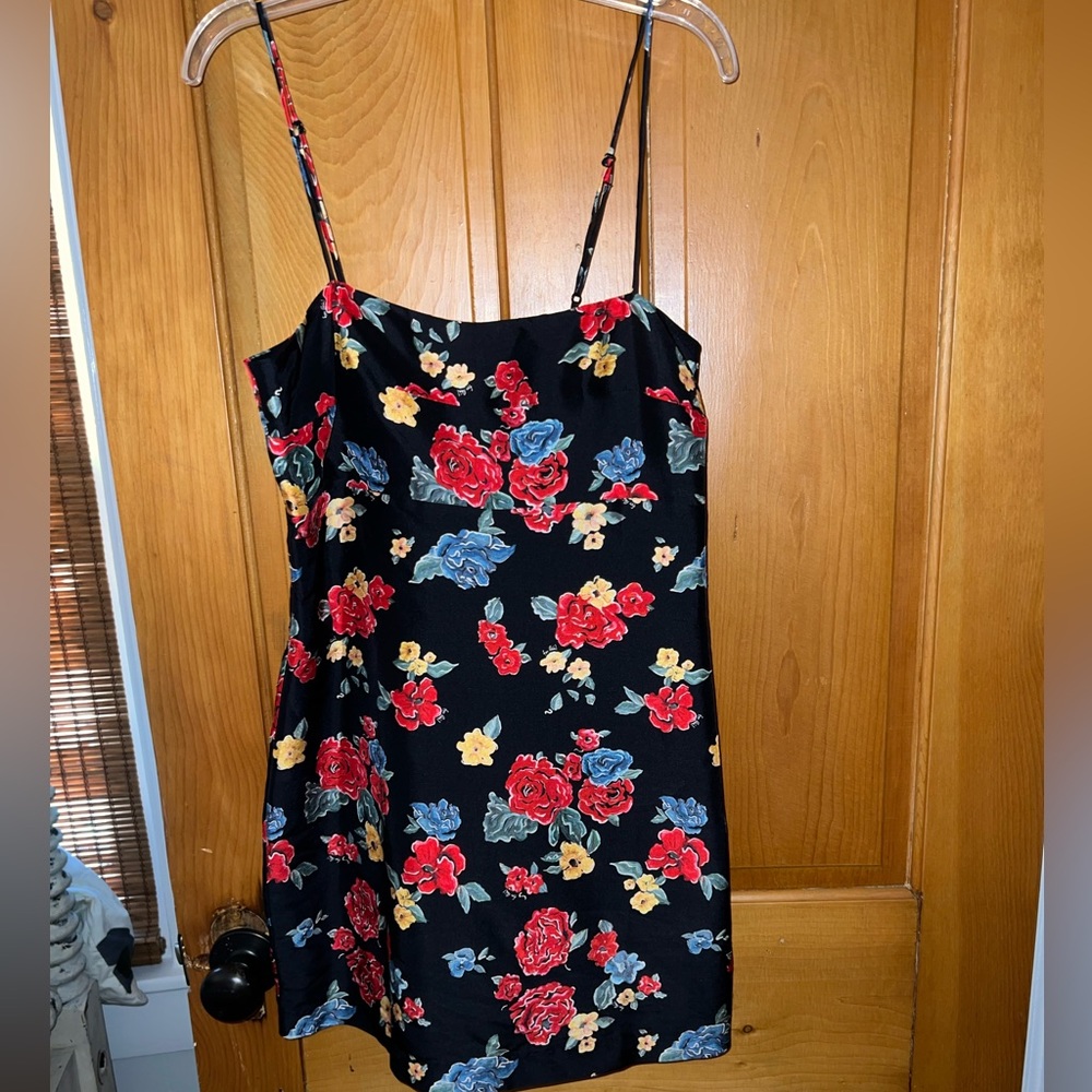 Realisation Par Floral Black Dress
